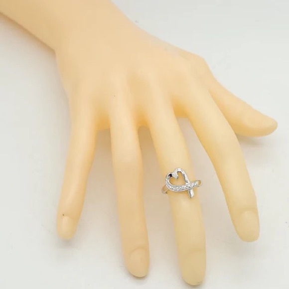 Tiffany and Co 18K white gold & diamonds - Picture 2 of 7